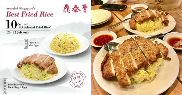 DIN TAI FUNG SINGAPORE MENU PRICES