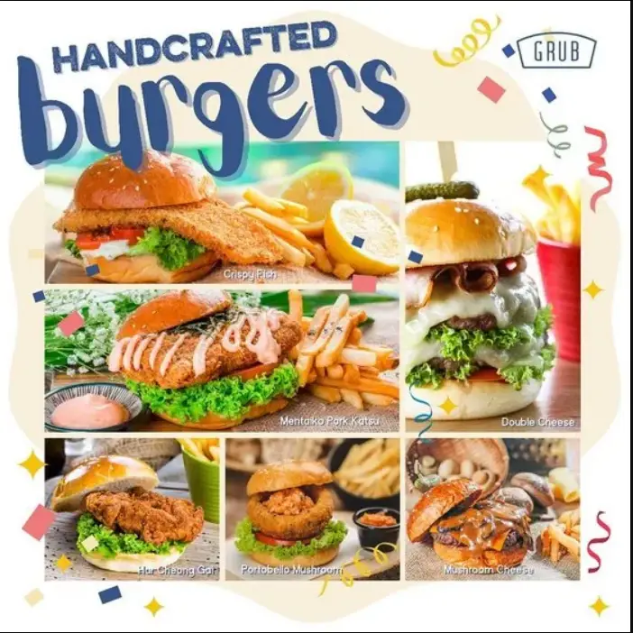 GRUB BURGER BISTRO SINGAPORE MENU