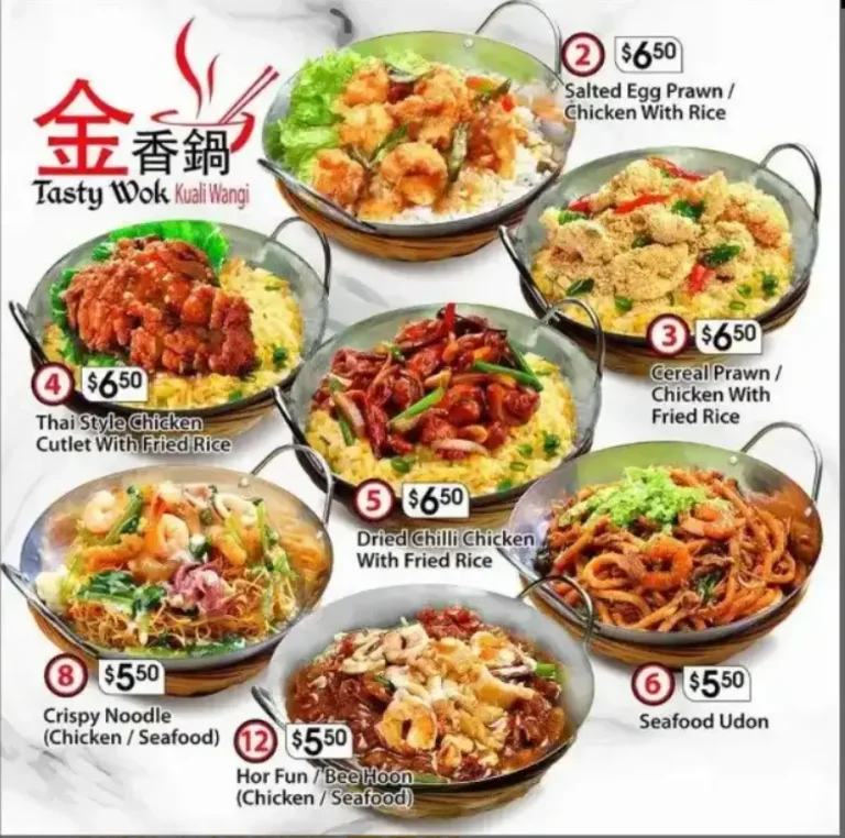 INDIAN WOK SINGAPORE MENU PRICES