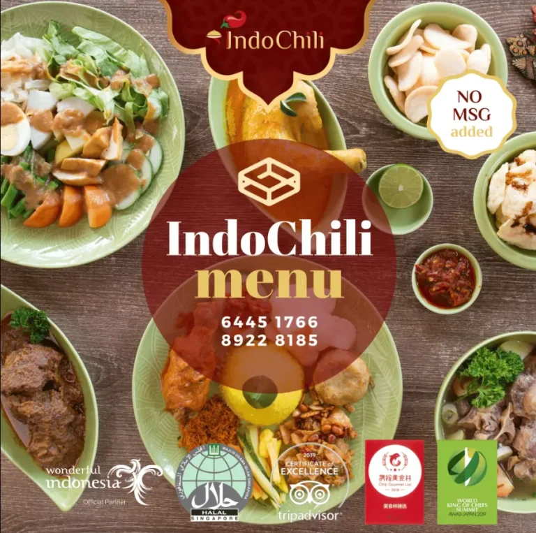 INDOCHILI SINGAPORE MENU PRICES