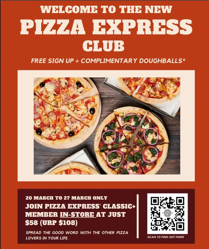 PIZZA EXPRESS SINGAPORE MENU PRICES