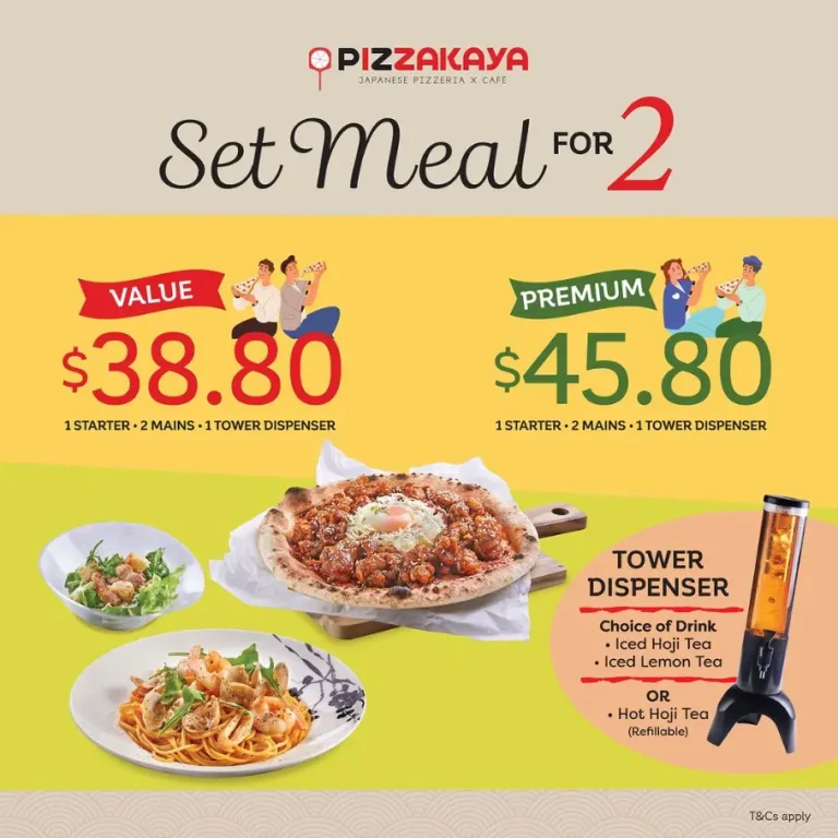 PIZZAKAYA SINGAPORE MENU PRICES