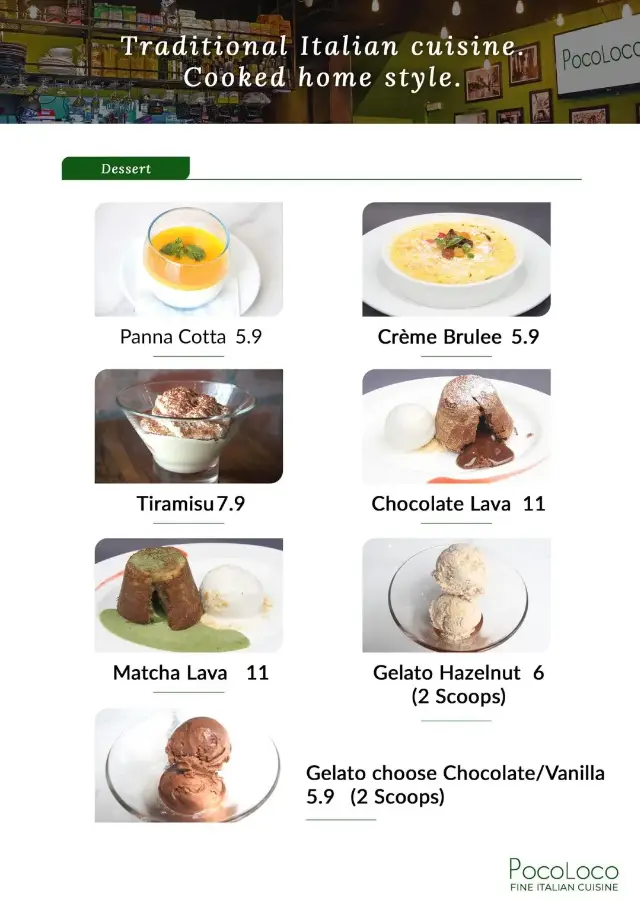 POCOLOCO SINGAPORE MENU PRICES