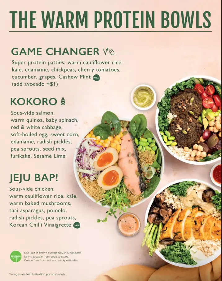 SALADSTOP SINGAPORE MENU