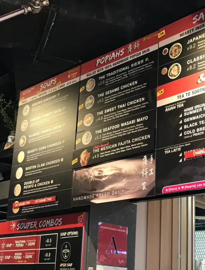 SOUPERSTAR SINGAPORE MENU PRICES