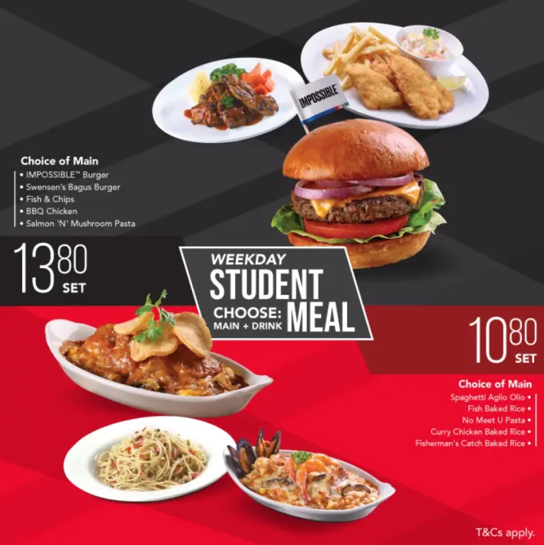 SWENSENS SINGAPORE MENU PRICES