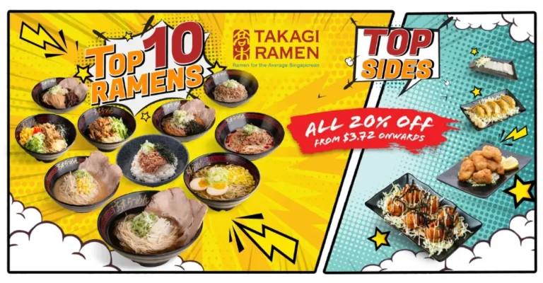 TAKAGI RAMEN SINGAPORE MENU PRICES