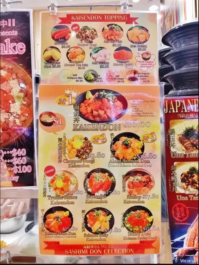 Teppei Singapore Menu