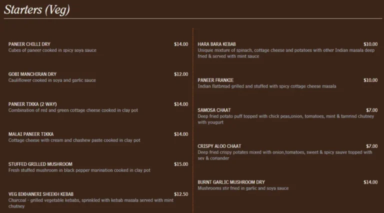 URBAN ROTI SINGAPORE MENU PRICES